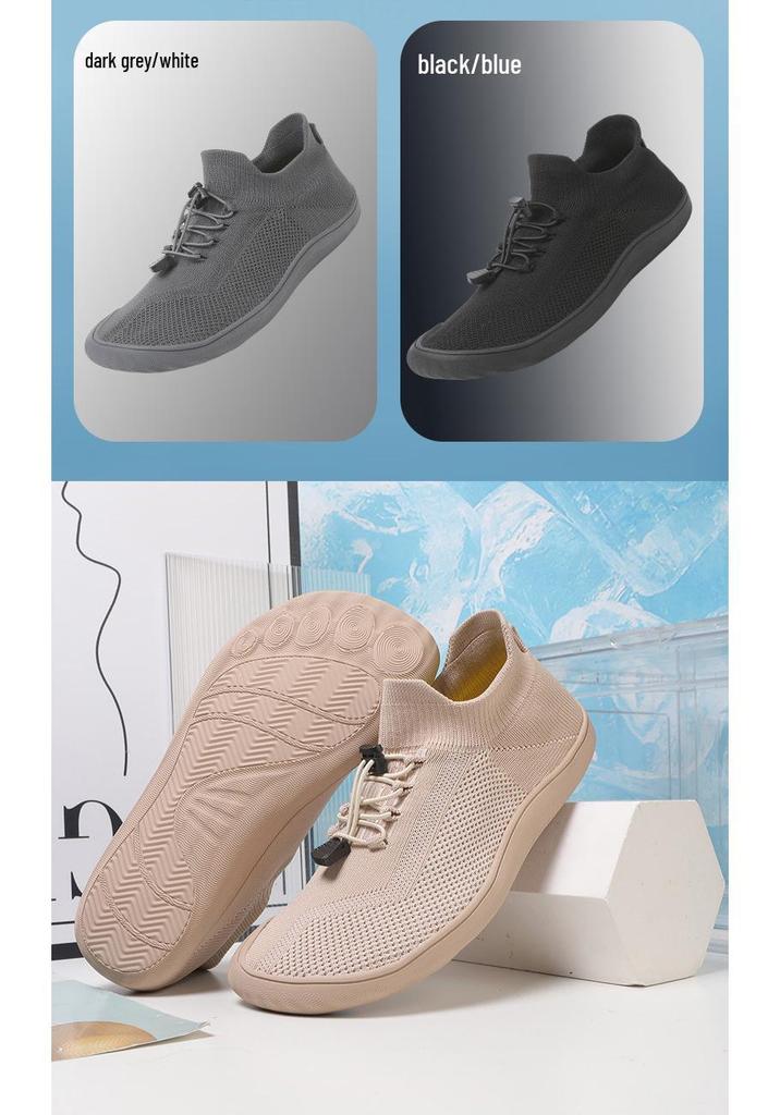 Cross-border Barefoot Shoes: Unisex Wide Sole, Breathable, Lightweight for Outdoor Fitness, Casual Wear, and Hiking.