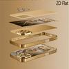 Golden Horse Patterned tempered glass design for iPhone16 17 ProMax 1514 1312 11ProMax Phone Case Camera Cover Shockproof Hard B