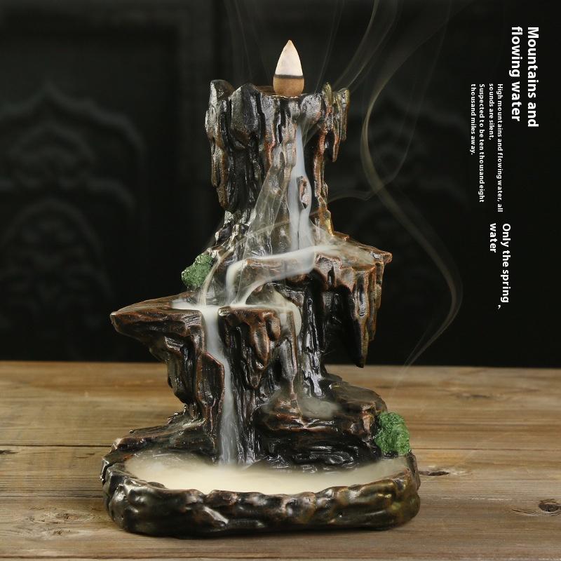 Incense Holder Ceramic Incense Burner Creative Ornaments for Backflow Incense Burner