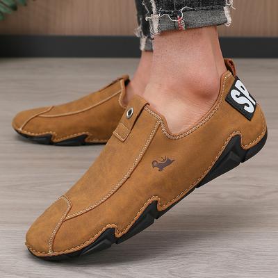 New Leather Casual Luxury Sports Comfortable Fashion Walking Summer Loafers Men's Moka Outdoor Driving Shoes Tenis Masculino
