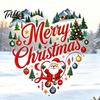 Holiday Glass Clings Merry Christmas Window Cling, Heart Shaped Sticker with Santa Claus Xmas Festive Home Decoration Tree Balls, Winter Static