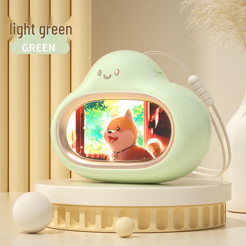 Cartoon Mini Hand Warmer: Cute, Portable, Rechargeable Electric Warmer for Babies and Pets.