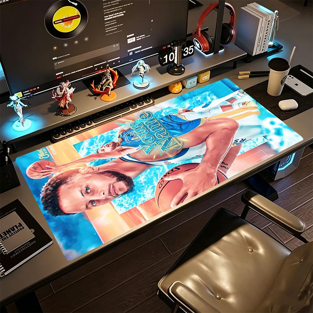 Golden State Curry12 Customizable Name Mouse Pad Desk Mouse Pad HD Print Desk Pad Non-Slip Rubber Base Perfect for Office Laptop Gaming Setup