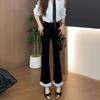 Fashionable Lace Flared Jeans for Women, 2026 Summer Cropped Bell-bottom Pants