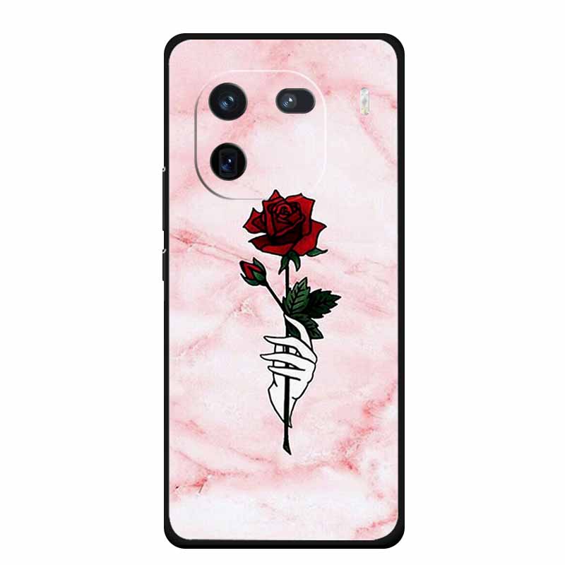 For Vivo iQOO 12 Case Marble Painted Soft Silicone TPU Cover Phone Cases For Vivo iQOO 12 Pro 5G V2307A V2329A Colorful New Etui
