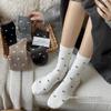 Women's Spring & Autumn Mid-Calf Socks - Japanese & Korean Love Design, Trendy & Versatile Wool