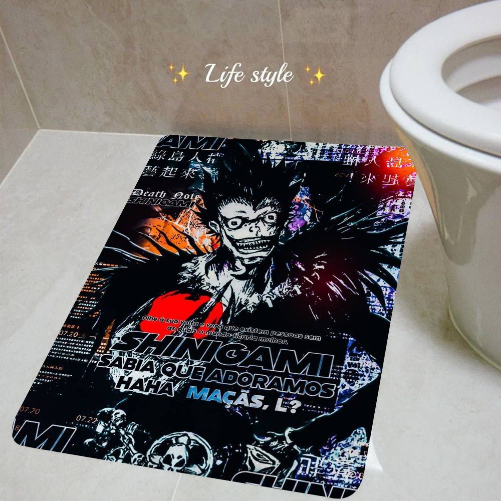 Hot Anime Death Note(16) Room Mats Anti-slip Absorb Water Long Strip Cushion Bedroon Mat Household Carpets