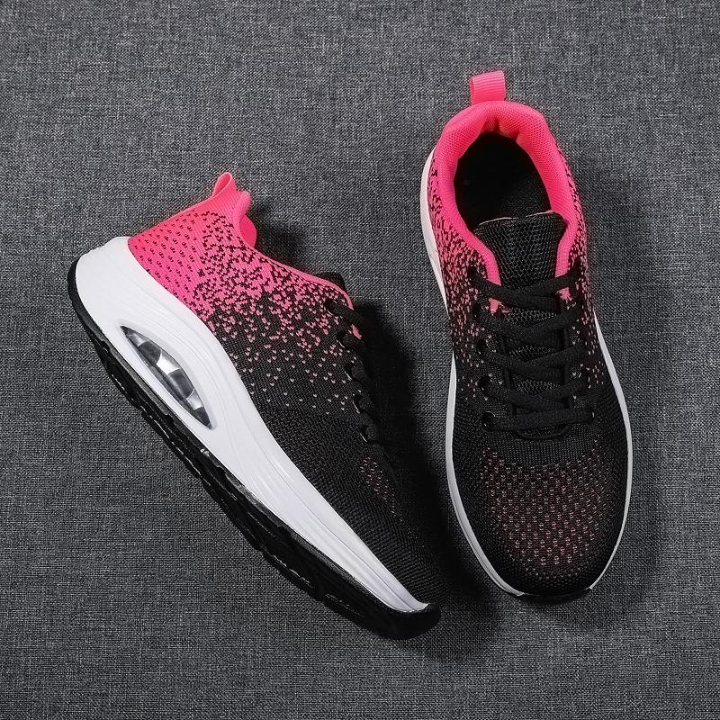 Fashion Walking Shoes for Women Outdoor Platform Sneakers Air Cushion Female Mesh Breathable Leisure Shoes