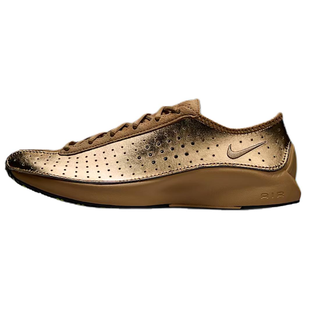 

Nike Air Superfly Metallic Gold Women Sneakers Parachute-Beige Black IB5824-700 35.5