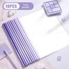 10pcs Waterproof A4 Draw Rod Folder Transparent Test Paper Storage Clip Pull Rod Clip  Contract
