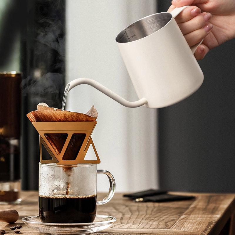 Stainless Steel Long Spout Pour-Over Coffee Kettle for Precise Drip Brewing