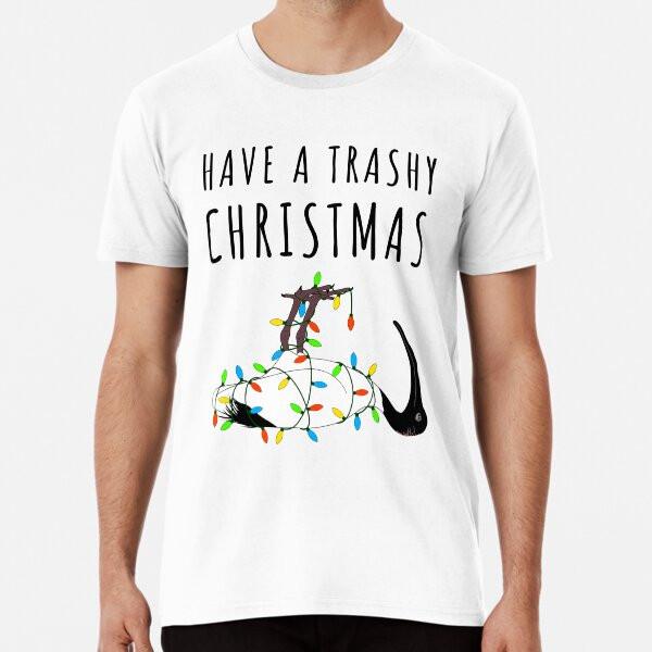 

С Рождеством, мусорная птица! Премиальная футболка размеров S-5XL, сделано в Австралии/США 4XL
