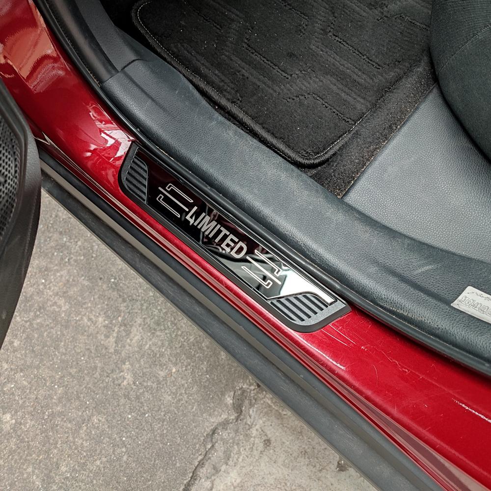 For Ford Maverick 2022 2023 Car Accessories Door Sill Pedal Protector Scuff Plate Thresholds Stickers