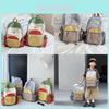 Schulrucksack für Kinder aus Nylonmaterial mit gepolsterten Schultergurten für Vorschulkinder