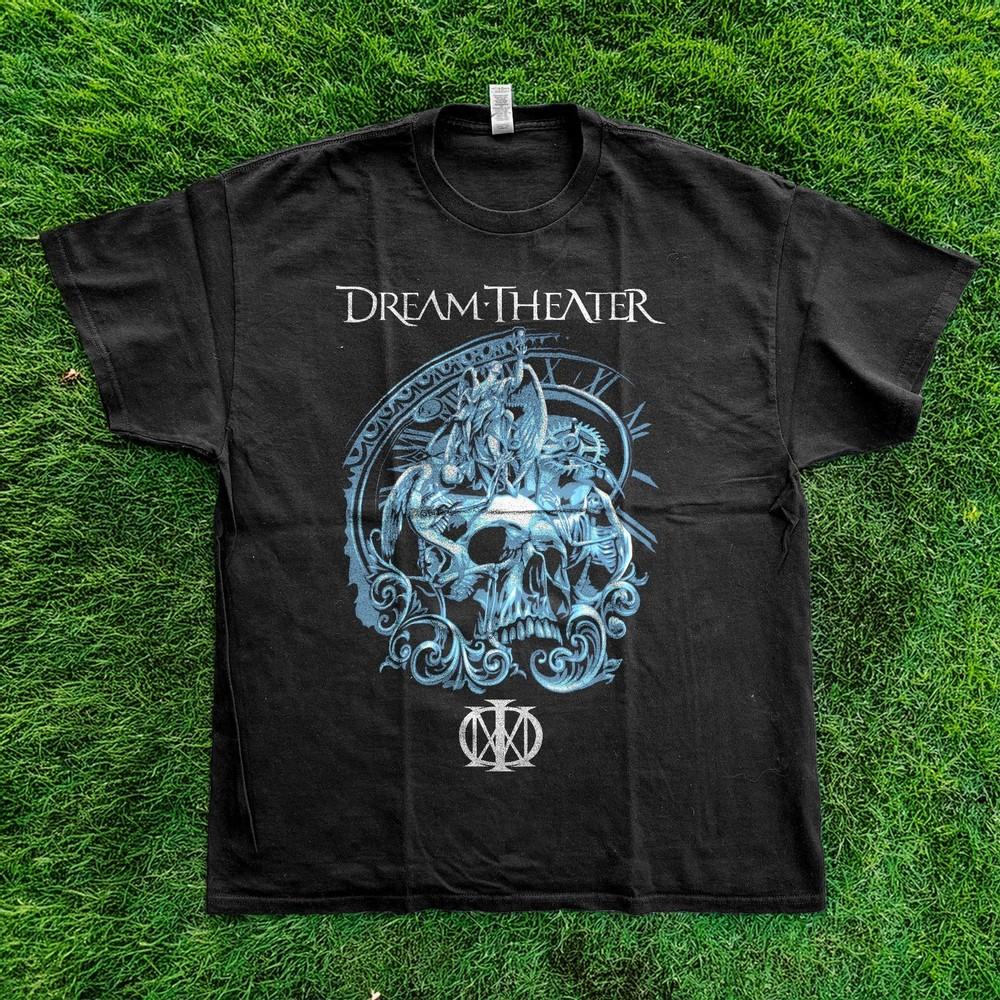 

DREAM THEATER Statue T Shirt Short Sleeve Black Cotton T Shirt Size S To 5XL Unisex T-Shirt L