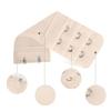 9pcs Soft Bra Extenders, 2-Hook 3-Row Adjustable, Comfort-Fit Back Extender for Women