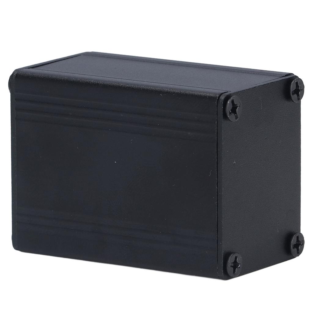 Aluminium Electric Box Waterproof Junction Enclosure Case Integrated for DIY Black