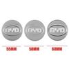 4 pièces 55/58/68mm Cache-moyeu de roue de voiture Badge Emblème Autocollant de roue Pour BYD Atto 3 Yuan Plus Song Plus Seal Dolphin Seali