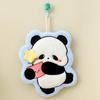 23Cm Kitchen Hand Towel Cute Cartoon Hanging Quick Drying Absorbent Children'S Household Handkerchief Coral Fleece Thick Cloth