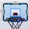 Elektronische Anzeigetafel Basketball Körbe Wandmontiert Faltbar LED-Lichter Set Inklusive Ballpumpe Für Verschiedene Altersgruppen