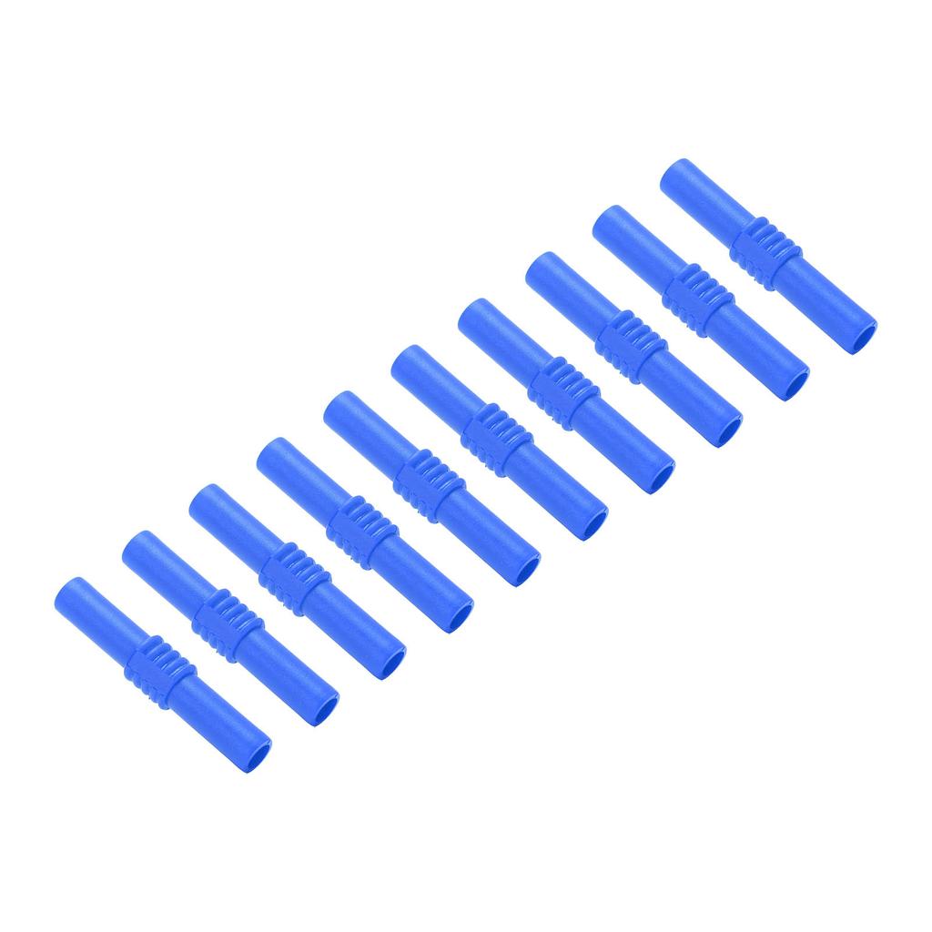 10 Stück 4mm Isolierte Bananenkupplung Buchse auf Buchse Verlängerung Bananenstecker für Elektronik