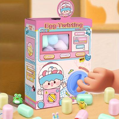 Claw Machine for Kids Child Fun Egg Twisting Machine Toys Capsule Surprise Gift Christmas Doll Machine Toy OPTIONAL Egg Refill
