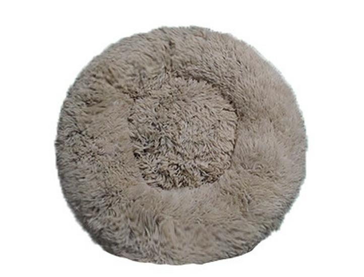 Round Plush Pet Bed: Cozy Dog & Cat Nest for Autumn/Winter