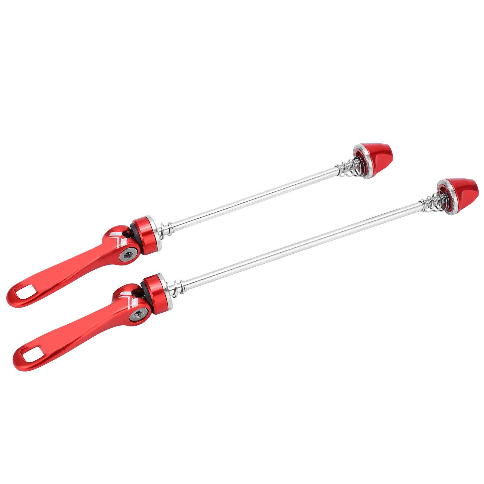 

Bolany Bicycle Hub Quick Release Skewer Lever Aluminum Alloy 100mm Rear 135m m Rear PartsRed красный