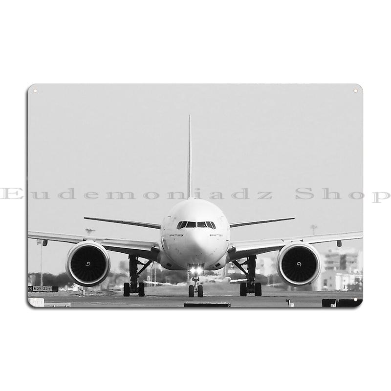 A350 Ливрея из углеволокна Airbus A 340 - 600 Airbus A350 Тестовый самолет Иллюстрация Металлическая табличка Настенная табличка Жестяная вывеска Постеры 20x30cm