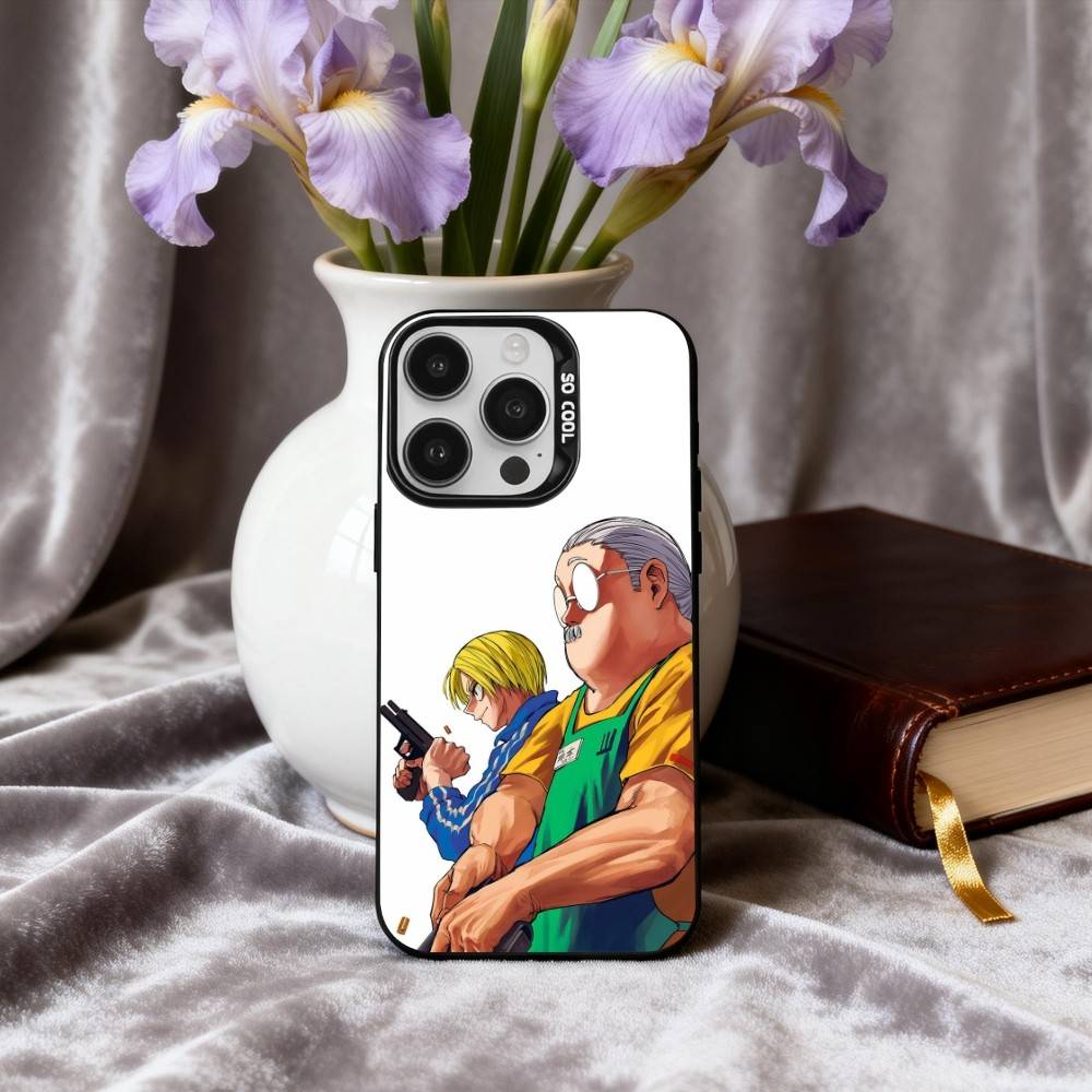 Anime S-Sakamoto-O D-Days Phone Case For iPhone17,16,15,14,13,12,11 Plus,Pro Max Candy Silver Plated Inside Cover