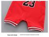 Summer Sleeveless Baby Basketball Romper - Newborn Boy Crawling Onesie
