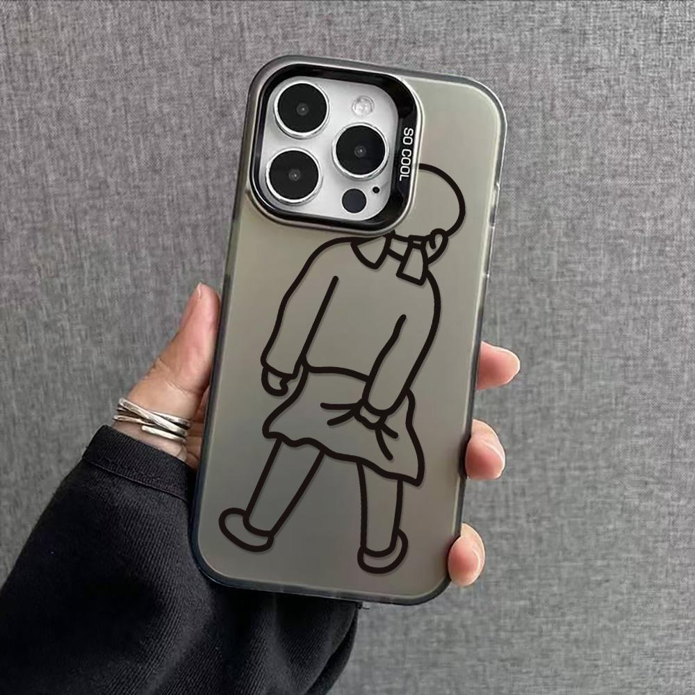 Painted Phone Case for iPhone 11 14 15 16 iPhone 17 11 12 13 for 17 14 15 16 Pro14 15 16 Pro Max for Samsung S25 Ultra S24 S25 A36 A56 A16 Hard Cover