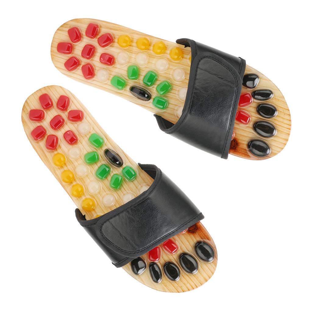 Akupressur Fußmassage Hausschuhe Reflexzonenmassage Akupunkturpunkt Stimulation Schuhe für Männer Frauen 43?44