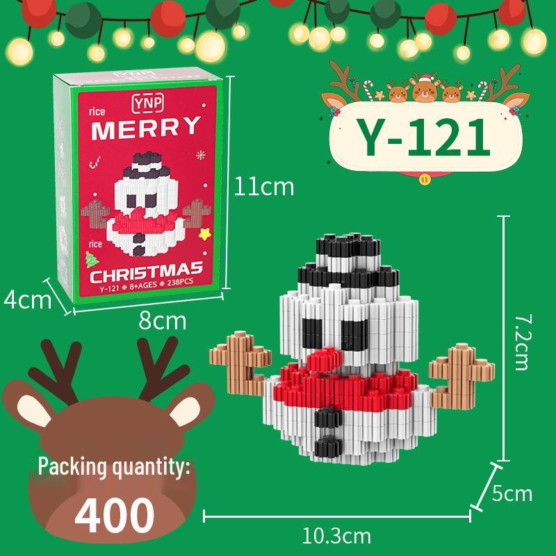 Christmas Building Blocks for Kids: Compatible with Lego, Educational & Decorative Gifts