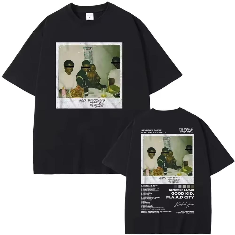 2025 Summer Latest European and American Y2k Hip-hop Character Printed T-shirt Women's Retro Street Casual Short-sleeved Top