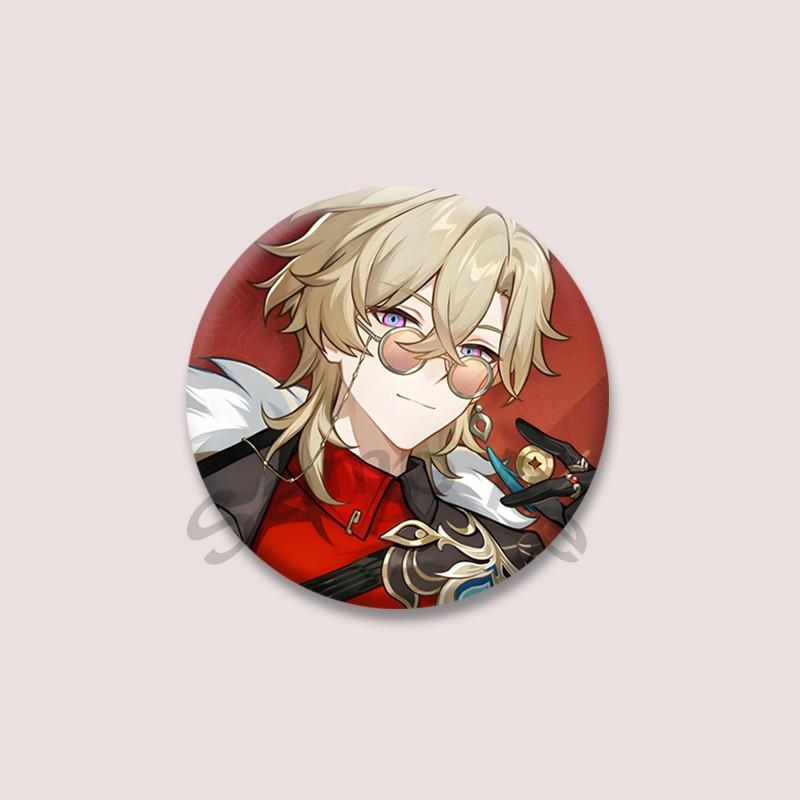 Game Series Honkai Star Rail Aventurine Badge Cartoon Character Soft Button Pins DIY Bag Hat Clothing Brooch Accessories Gifts