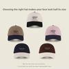 Casquette de Baseball en Coton Pour Femmes Hommes Avec Large Bord Protection Solaire Été Décontracté Mode