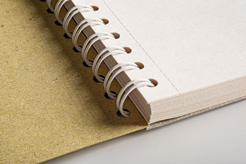 Authentic Spiral A4 Size SM/LT Sketchbook, Cream, Binding,