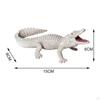Alligator Model Art Craft Ornament Animal Figure Figurine for Centerpiece Bookshelf Living
