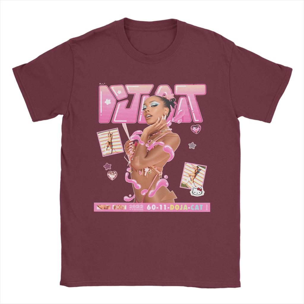 Streetwear TShirt Summer Doja Cat Tour Ma Vie Leisure TShirts Pure Cotton Tee Shirt for Unisexs Y2K Print Short Sleeve Clothing