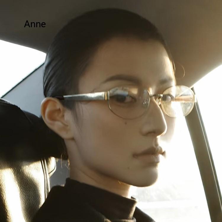 Blue Light Blocking Cat Eye Prescription Glasses For The Nearsighted Metal Computer Optical Eyeglasses -1.0 -4.0 Myopia Glasees