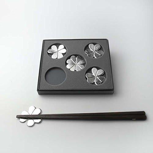 Nousaku Chopstick Rest - Katabami - Set of 5 [100% Tin] 501711