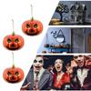 3pcs Spooky Halloween Pumpkin Hangings Ball Plastic Halloween Tree Decorations  Ghost Festival