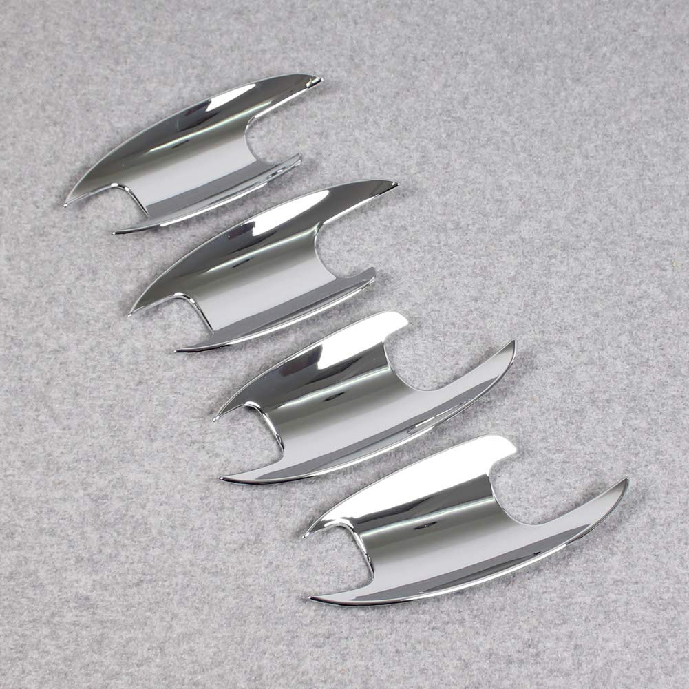 RUIQ Chrome Door Handle Protector Covers for the New Prevents Door Handles from Getting Scratched by Fingernails Mercedes-Benz A-Class (4th