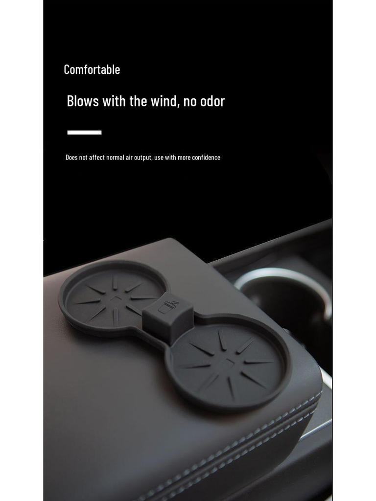 Kompatibler Getränkehalter für Tesla Model 3/S/Y - Rutschfestes Mittelkonsolen-Zubehör