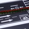 Roadway Tape Black Road Track Car Track Tape Dollhouse Miniature Decor Residue-Free Adhesive Sticker