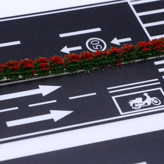 Roadway Tape Black Road Track Car Track Tape Dollhouse Miniature Decor Residue-Free Adhesive Sticker
