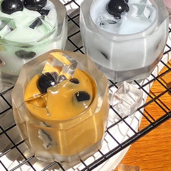 Milchtee Quetschspielzeug Realistischer Schaumstoff Stressabbau Reduzierer Langsam aufsteigendes Weiches TPR Spielzeug Niedliches Dessertförmiges Fidget Spielzeug für Erwachsene Kinder