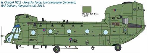 Tamiya Italeri 1/48 Helicopter Series No. 2779 Chinook HC.2 CH-47F Plastic Model 38779