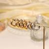Geometry Simplicity Circle Hoop Earrings For Men Women's Stainless Steel Hip Hop Gold Color Fashion Jewelry Gift KAE163